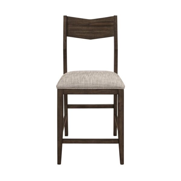 Dark Brown Kirke Collection Counter Height Chair By Homelegance 6
