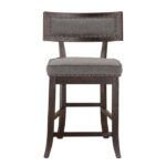 Distressed dark cherry Oxton Collection Counter Height Chair By Homelegance Counter Chair Mobilia Cleopatra 11 Distressed dark cherry Oxton Collection Counter Height Chair By Homelegance 11