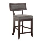 Distressed dark cherry Oxton Collection Counter Height Chair By Homelegance Counter Chair Mobilia Cleopatra 12 Distressed dark cherry Oxton Collection Counter Height Chair By Homelegance 12