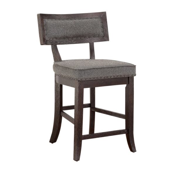 Distressed dark cherry Oxton Collection Counter Height Chair By Homelegance 8