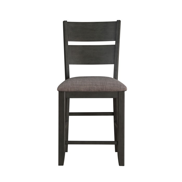 Gray Baresford Collection Counter Height Chair By Homelegance