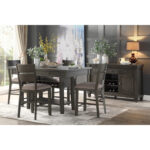 Gray Baresford Collection Counter Height Chair By Homelegance Counter Chair Mobilia Cleopatra 13 Gray Baresford Collection Counter Height Chair By Homelegance 13