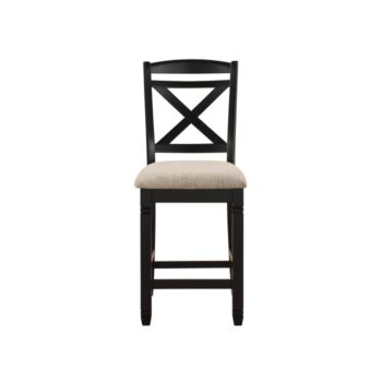 Black Baywater Collection Gray Counter Height Chair By Homelegance