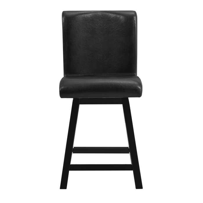 Dark Brown Hillshaw Collection Gray Counter Height Chair By Homelegance