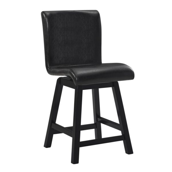 Dark Brown Hillshaw Collection Gray Counter Height Chair By Homelegance 12