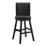 Dark Brown Hillshaw Collection Gray Swivel Pub Height Chair By Homelegance Bar & Stool Mobilia Cleopatra 19 Dark Brown Hillshaw Collection Gray Swivel Pub Height Chair By Homelegance 19