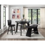 Dark Brown Hillshaw Collection Gray Swivel Pub Height Chair By Homelegance Bar & Stool Mobilia Cleopatra 20 Dark Brown Hillshaw Collection Gray Swivel Pub Height Chair By Homelegance 20