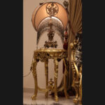 4Pcs Handmade Norco Brown Gold Sofa Set 20