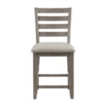 Gray Tigard Collection Counter Chair Height By Homelegance 15