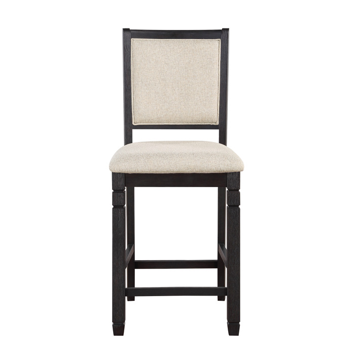 Black Asher Collection Counter Height Chair By Homelegance