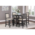 Black Asher Collection Counter Height Chair By Homelegance Counter Chair Mobilia Cleopatra 15 Black Asher Collection Counter Height Chair By Homelegance 15