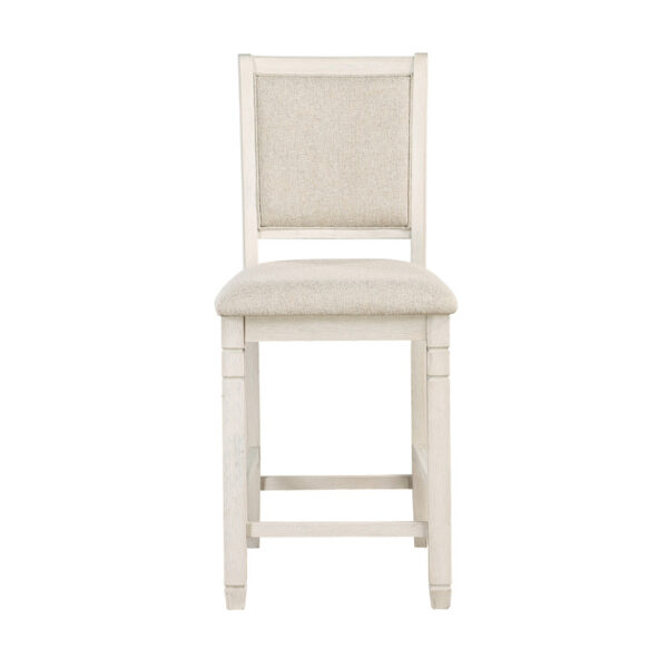 Antique white Asher Collection Counter Height Chair By Homelegance 8