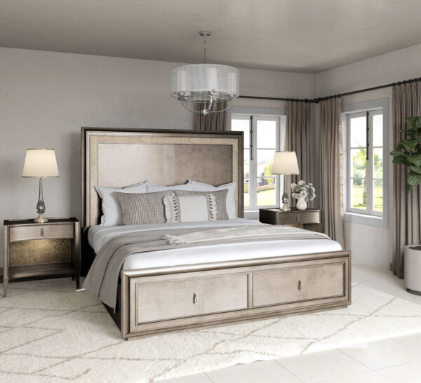 Cove King Mica Storage Bed By Art Furniture 5