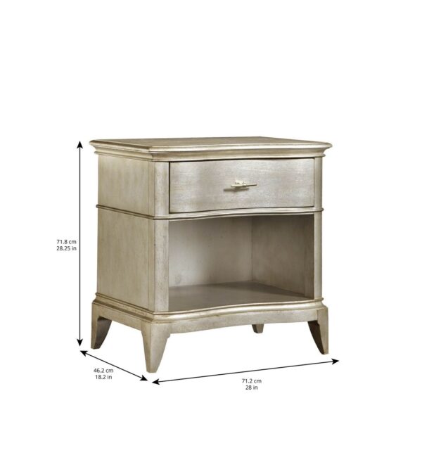 Starlite-Single Drawer Open Nightstand By Art Furniture - Image 4