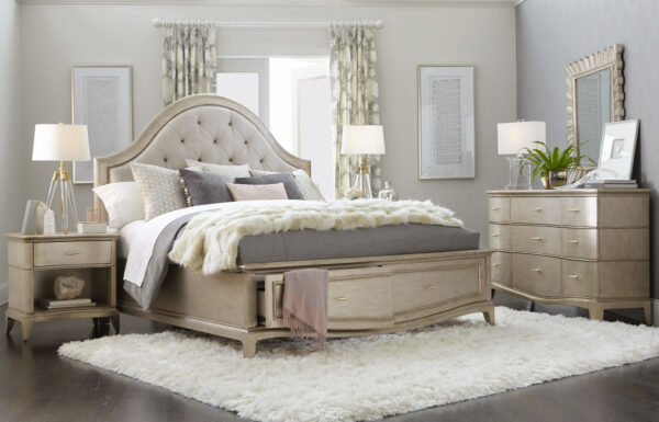 Starlite 5/0 Upholstered Panel Bed w/ Storage By Art Furniture 8