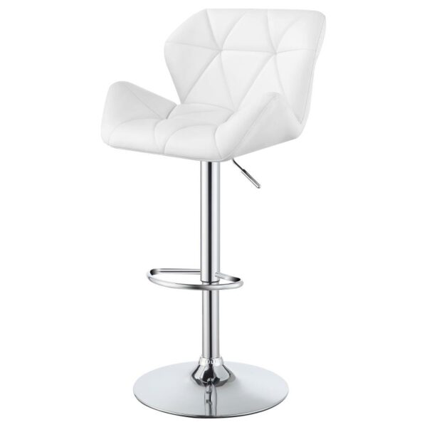 Berrington Adjustable Bar Stools Chrome and White (Set of 2) 100424 By Coaster Furniture 14