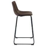 Michelle Armless Bar Stools Two-tone Brown and Black (Set of 2)102536 By Coaster Furniture 20