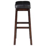 Donald Upholstered Bar Stools Black and Cappuccino (Set of 2) 120520 By Coaster Furniture 19