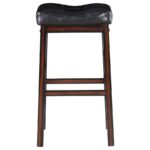 Donald Upholstered Bar Stools Black and Cappuccino (Set of 2) 120520 By Coaster Furniture 18