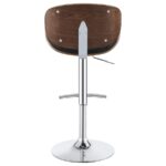 Harris Adjustable Bar Stool Black and Chrome 130504 By Coaster Furniture 17