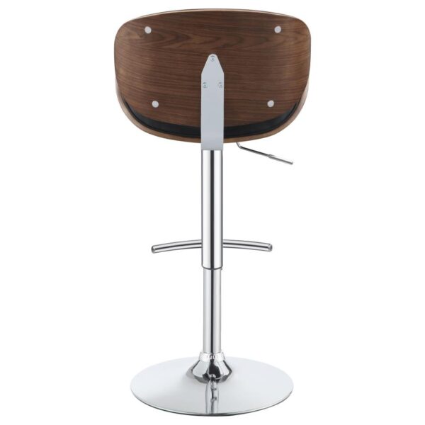 Harris Adjustable Bar Stool Black and Chrome 130504 By Coaster Furniture 11