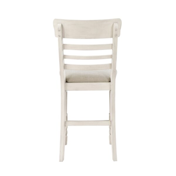 Antique white Alburgh Collection Counter Height Chair By Homelegance 13