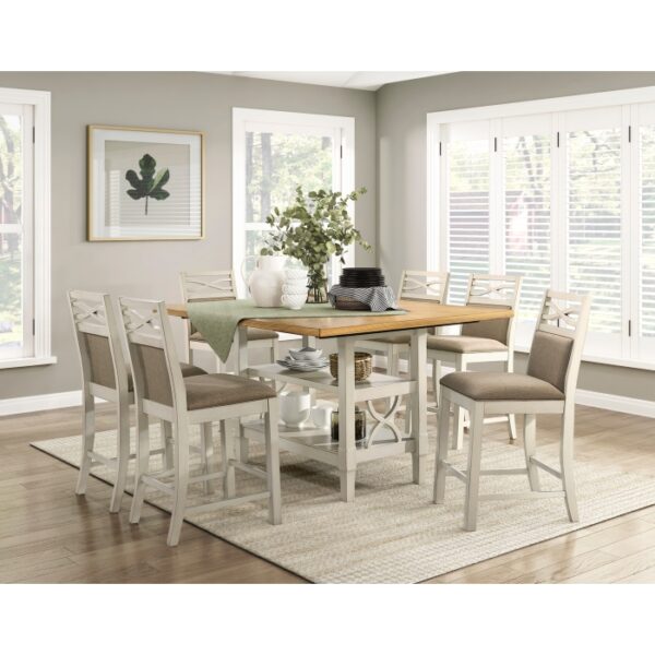 Gray Maribelle Collection Counter Height Chair By Homelegance 15