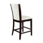 Espresso and White Daisy Collection Counter Height Chair By Homelegance 19
