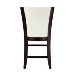 Espresso and White Daisy Collection Counter Height Chair By Homelegance 20