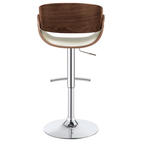 Dana Adjustable Bar Stool Ecru and Chrome 104966 By Coaster Furniture 13