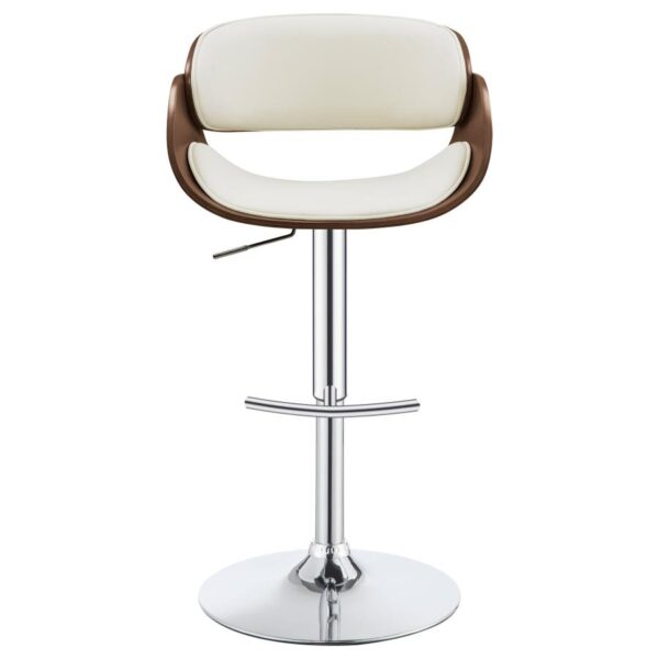 Dana Adjustable Bar Stool Ecru and Chrome 104966 By Coaster Furniture 14