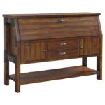 Rustic brown and gunmetal Holverson Collection Buffet By Homelegance Curio & Buffet Mobilia Cleopatra 14 Rustic brown and gunmetal Holverson Collection Buffet By Homelegance 14