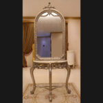 Handmade Maple Console table with mirror Handmade Accent Mobilia Cleopatra 9 Handmade Maple Console table with mirror 9
