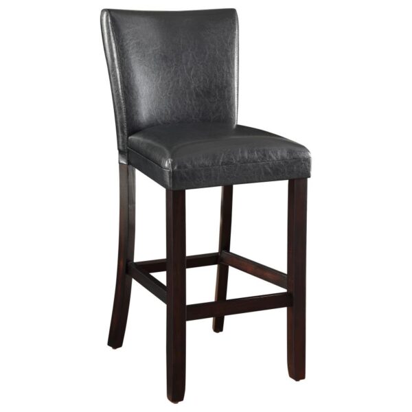 Alberton Upholstered Bar Stools Black and Cappuccino (Set of 2) 100056 By Coaster Furniture 8
