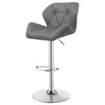 Berrington Adjustable Bar Stools Chrome and Gray (Set of 2) 100426 By Coaster Furniture 21