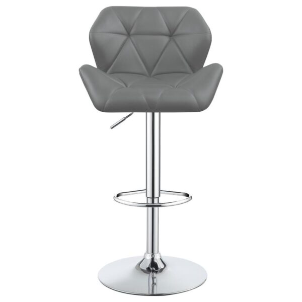 Berrington Adjustable Bar Stools Chrome and Gray (Set of 2) 100426 By Coaster Furniture 12