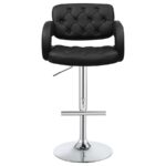 Brandi Adjustable Bar Stool Black and Chrome 102555 By Coaster Furniture 22
