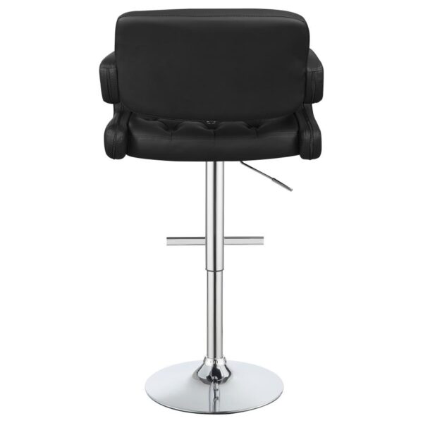 Brandi Adjustable Bar Stool Black and Chrome 102555 By Coaster Furniture 17