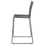 Jerome Upholstered Bar Stools with Footrest (Set of 2) Charcoal and Gunmetal 192064 By Coaster Furniture 20