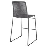 Jerome Upholstered Bar Stools with Footrest (Set of 2) Charcoal and Gunmetal 192064 By Coaster Furniture 19