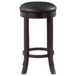 Aboushi Swivel Bar Stools with Upholstered Seat Brown (Set of 2) 101060 By Coaster Furniture 12