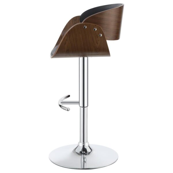 Dana Adjustable Bar Stool Black and Chrome 104965 By Coaster Furniture 12