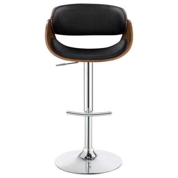 Dana Adjustable Bar Stool Black and Chrome 104965 By Coaster Furniture 11