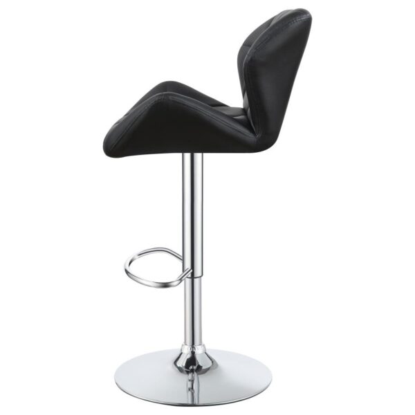 Berrington Adjustable Bar Stools Chrome and Black (Set of 2) 100425 By Coaster Furniture 12