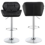 Berrington Adjustable Bar Stools Chrome and Black (Set of 2) 100425 By Coaster Furniture 21