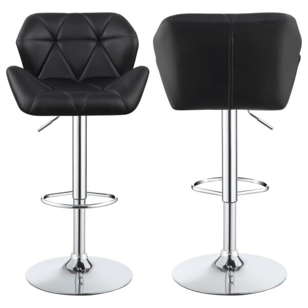 Berrington Adjustable Bar Stools Chrome and Black (Set of 2) 100425 By Coaster Furniture 14