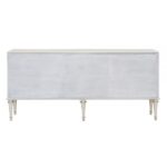 Pearl White & Silver Shimmer Finish Ansaldo Console Cabinet AC02506 By ACME Accent Console Tables Mobilia Cleopatra 13 Pearl White & Silver Shimmer Finish Ansaldo Console Cabinet AC02506 By ACME 13