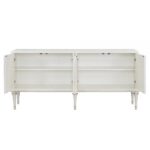 Pearl White & Silver Shimmer Finish Ansaldo Console Cabinet AC02506 By ACME Accent Console Tables Mobilia Cleopatra 14 Pearl White & Silver Shimmer Finish Ansaldo Console Cabinet AC02506 By ACME 14