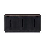 Metallic Silver & Walnut Finish Geranio Console Cabinet AC02502 By ACME 13