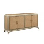 Natural Oak Sunburst Pattern Dodie Console Cabinet AC02504 By ACME Accent Console Tables Mobilia Cleopatra 10 Natural Oak Sunburst Pattern Dodie Console Cabinet AC02504 By ACME 10
